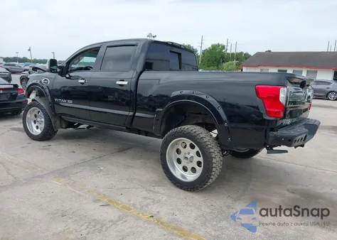 2017 Nissan Titan Xd Platinum Reserve Diesel from USA, damaged, VIN 1N6BA1F43HN522302